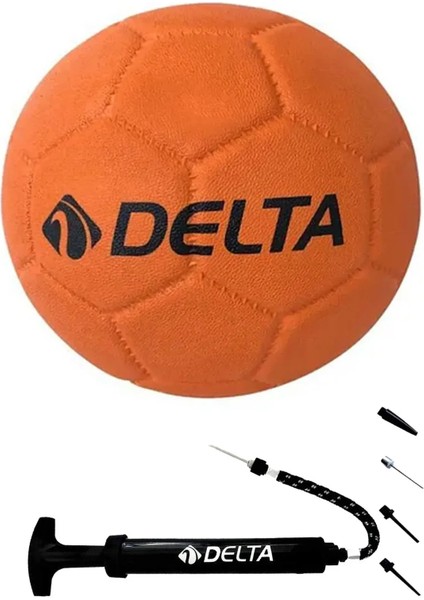 Deluxe Hentbol Topu ve Pompa - %100 Kauçuk Malzemeden, Kavrama Kolaylığı Sağlayan Dayanıklı Top