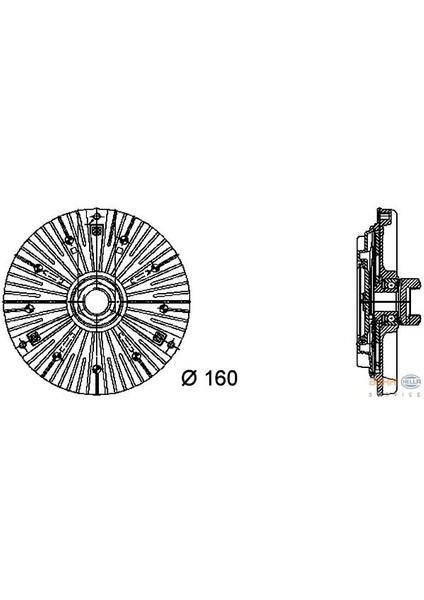 2132514 - Fan Termıgı Bmw M41 M51 E30 E34 E36 Td Tds