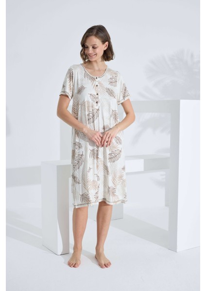 Bambu Kısa Kol Yazlık Kadın Elbise 72237 fiyatları