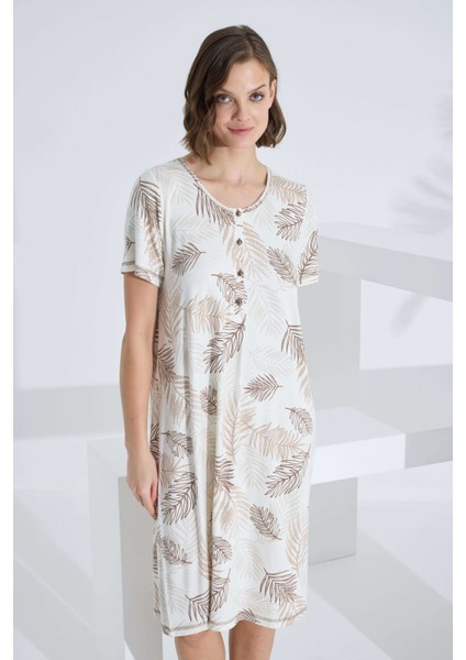 Bambu Kısa Kol Yazlık Kadın Elbise 72237 fırsatları