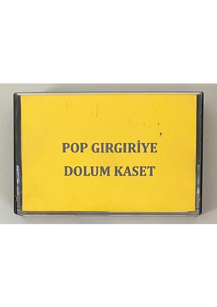 Pop Gırgıriye Dolum Kaset (Dolum Kaset Şarkı Listesi Kaset Kapağındadır) Ref:42