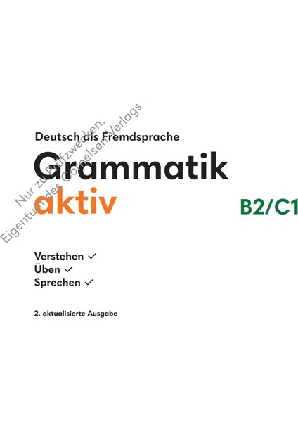 Grammatik Aktiv B2-C1 Mit Pageplayer-App modelleri