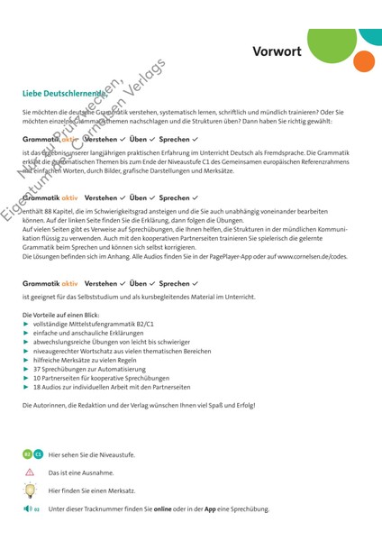 Grammatik Aktiv B2-C1 Mit Pageplayer-App indirimleri
