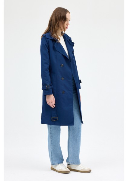 3033A Bel Bağlama Detay Trençkot Laci
