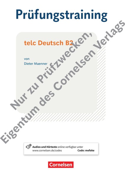 Prüfungstraining Daf B2 : Übungsbuch Mit Audio Online fırsatları