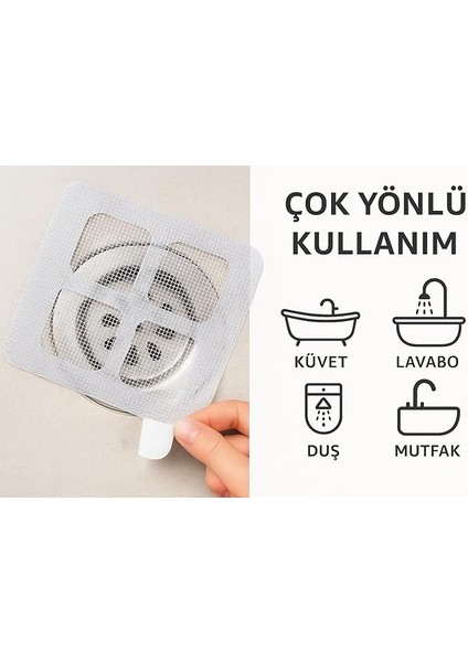 10’lu Lavabo Gider Filtresi – Koku Önleyici, Haşere ve Böcek Geçirmez Silikon Gider Kapağı (Banyo & Mutfak Uyumlu) fiyatları
