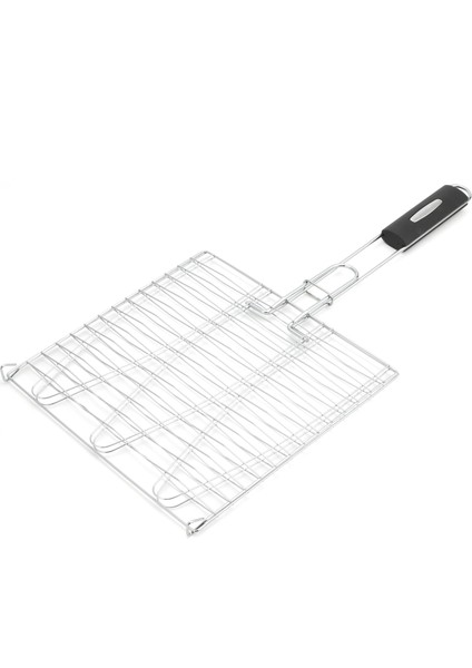 3'lü Balık Izgarası Çift Taraflı Balık Izgarası Krom Kaplamalı 58CM