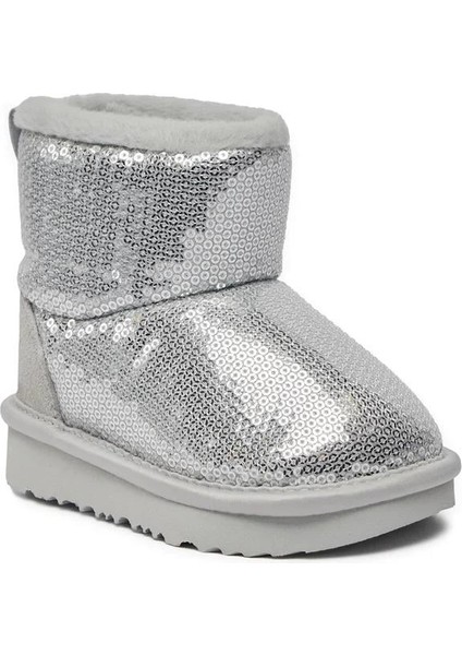 Classic Mini Mirror Ball Çocuk Botu – Gümüş