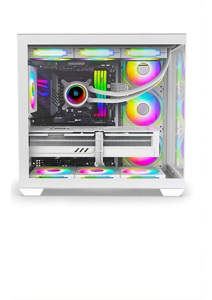 TCW90 Ryzen 7 5700X 32GB 1tb M.2 SSD RX9060XT 16GB Sıvı Soğutmalı Beyaz Masaüstü Oyuncu Bilgisayarı Hazır Sistem fiyatları