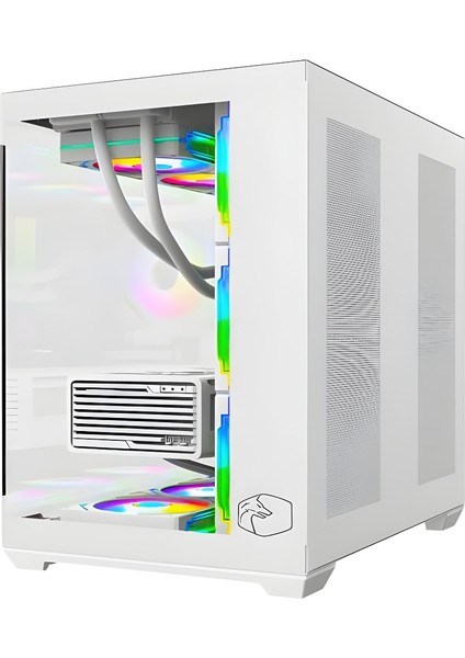 TCW90 Ryzen 7 5700X 32GB 1tb M.2 SSD RX9060XT 16GB Sıvı Soğutmalı Beyaz Masaüstü Oyuncu Bilgisayarı Hazır Sistem modelleri