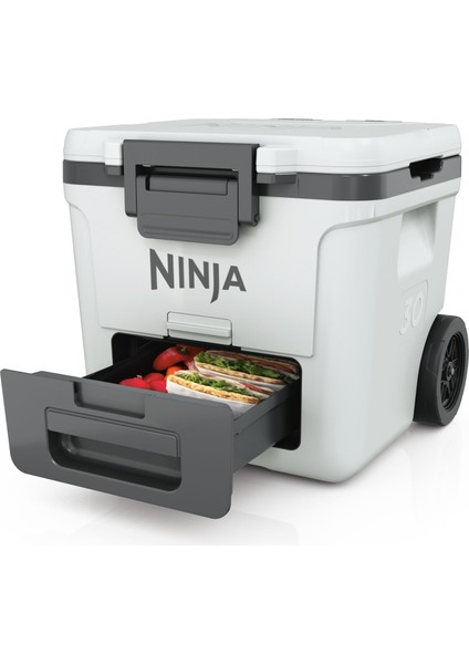 frostvault Tekerlekli Cooler 28 Litre - Beyaz