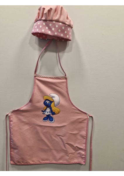 KIZ Çocuk Aşçı Önlük Şapka Takımı