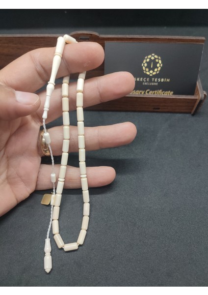 Başka Yerde Yok! Iskeçeli Cemil Usta Eseri Ahşap Kutulu 11.05 Gr. Has Fil Dişi Sertifikalı 8575