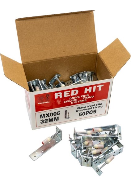 MX005 L Köşebentli Barutlu Çivi (50 Li Paket)