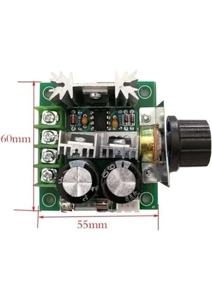 Dc Motor Hız Kontrolcüsü 13 Khz-12 V-40 VDC/10A indirimleri