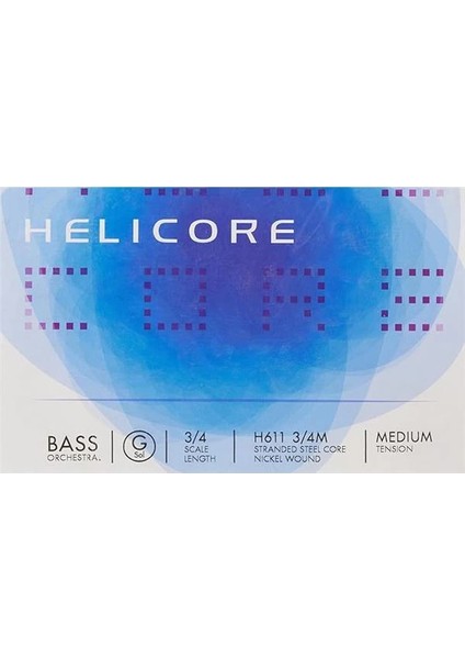 D'addario H611 3/4m Helicore G Kontrabas Teli (Sol) fiyatları