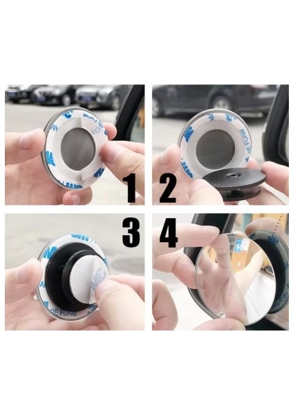 Çerçevesiz Ayarlanabilir Kör Nokta Aynası 2 Li modelleri