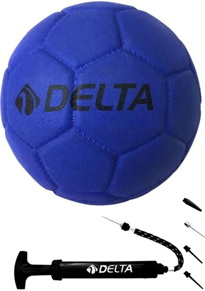 Deluxe Hentbol Topu ve Pompa - %100 Kauçuk Malzemeden, Kavrama Kolaylığı Sağlayan Dayanıklı Top
