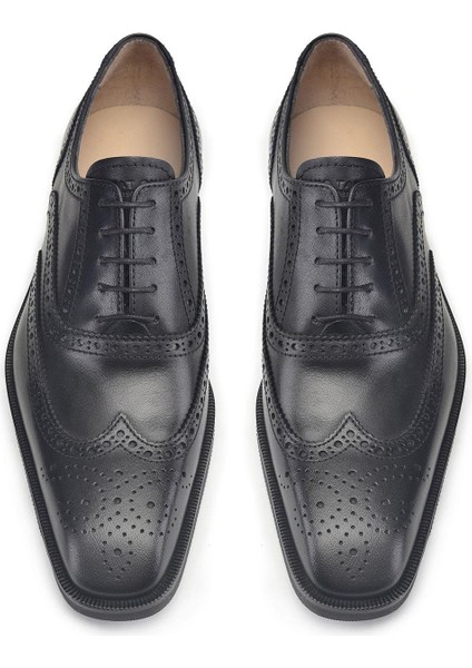 Siyah Klasik Bağcıklı Termo Erkek Kışlık Ayakkabı modelleri