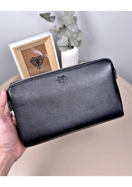 Hakiki Deri Şifreli Fermuarlı Erkek El Çantası 2105 modelleri