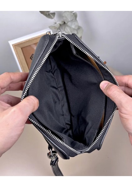 Hakiki Deri Şifreli Fermuarlı Erkek El Çantası 2105 fırsatları