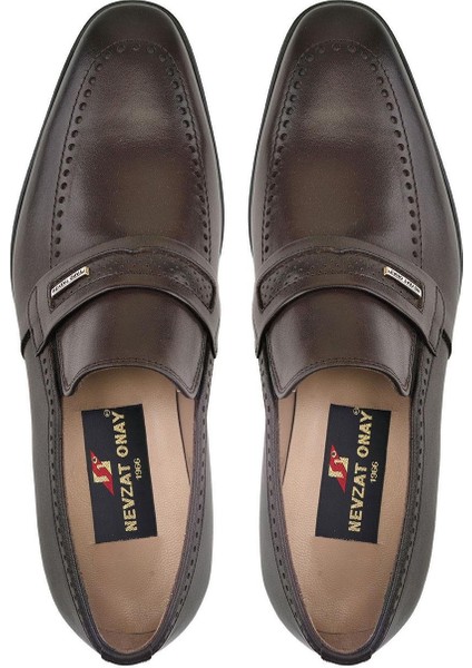 Kahverengi Bağcıksız Termo Erkek Kışlık Ayakkabı modelleri