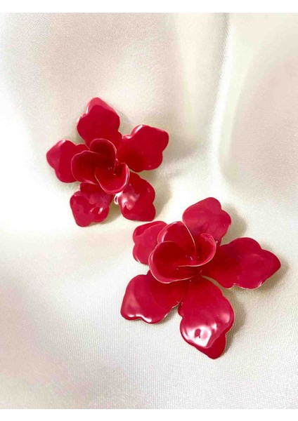 Pembe Lotus Küpe modelleri