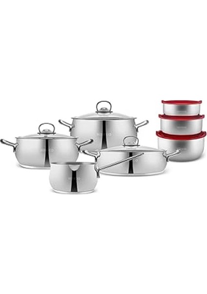 Pişir&sakla V2 13 Prç Çelik Set
