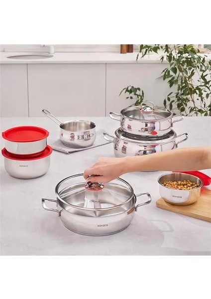 Pişir&sakla V2 13 Prç Çelik Set fırsatları