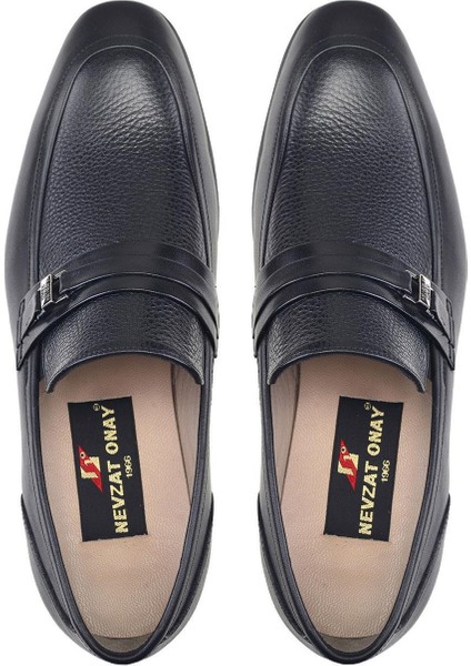 Siyah Bağcıksız Neolit Erkek Ayakkabı modelleri