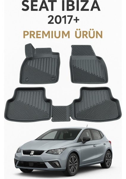 Seat Ibıza 2017+ Uyumlu 3D Oto Paspas Premium fiyatları