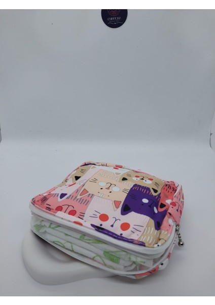 Çok Amaçlı Ped Çantası, Makyaj Çantası, Kozmetik Çantası, Toka Çantası indirimleri