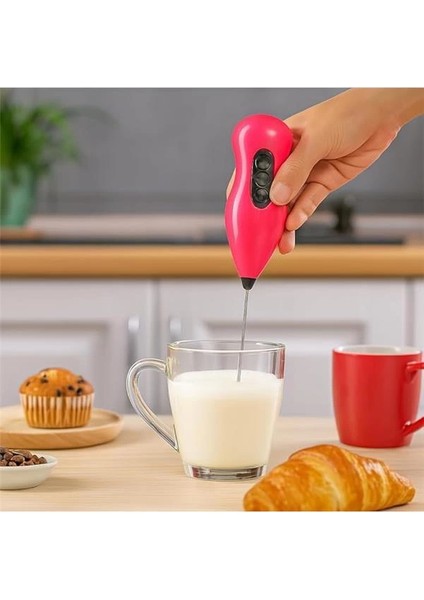Pilli Kahve Köpürtücü – Mini Süt Köpük Yapıcı El Mikseri, Sessiz Çalışan, Taşınabilir fiyatları