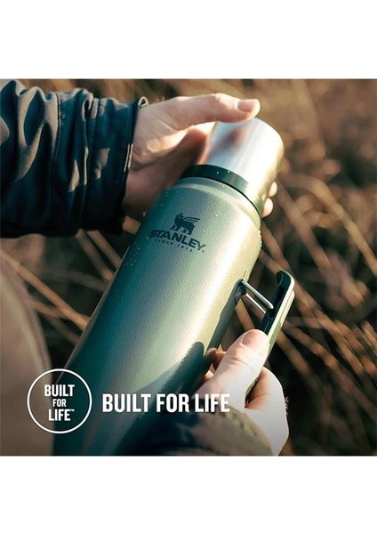 Klasik Vakumlu Paslanmaz Çelik Termos 1 Lt