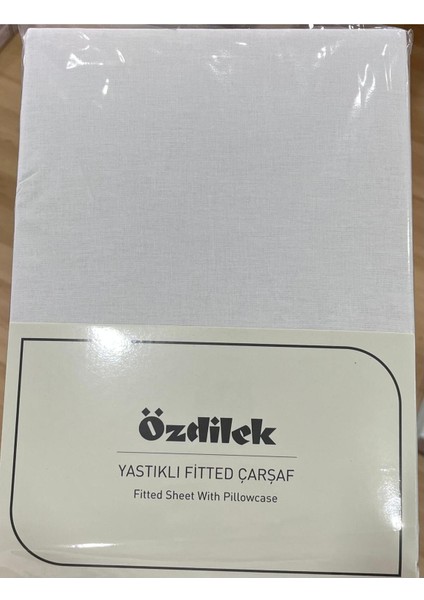 Colurist Lastikli Fitted Çift Kişilik Çarşaf Takımı 160 x 200 +30 cm ( 30 cm Yükseklik ) Beyaz