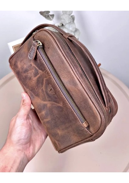 Büyük Erkek El Çantası Hakiki Deri Fındık Renk 2104 fırsatları