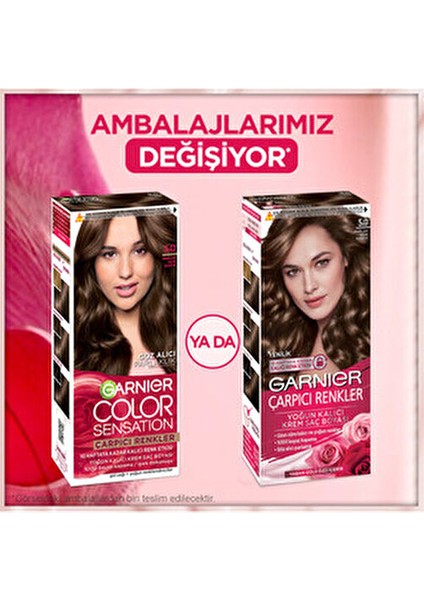 Çarpıcı Renkler 5/0 - Parlak Açık Kahve Saç Boyası