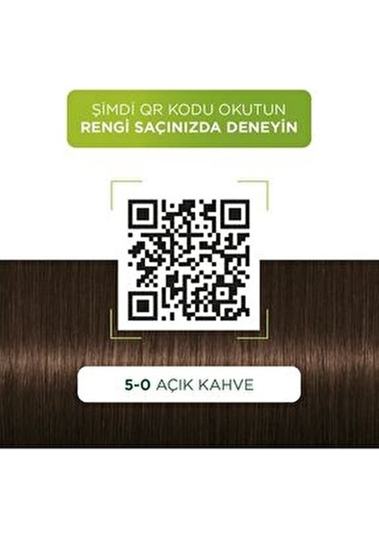 Schwarzkopf Palette Kalıcı Doğal Renkler 5-0 Açık Kahve Saç Boyası