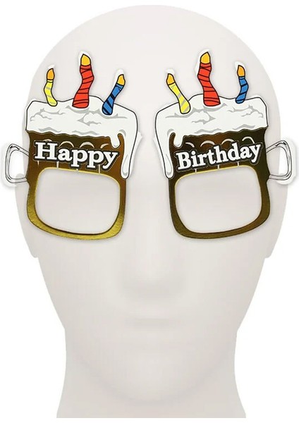 Altın Pasta Temalı 6'lı Parti Gözlüğü indirimleri