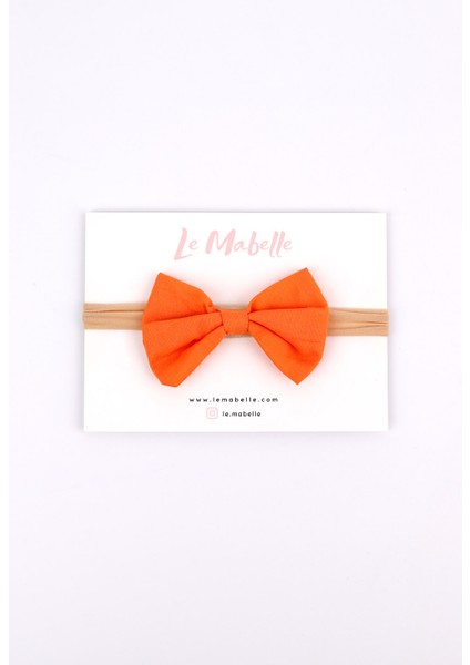 Turuncu Fiyonk Kız Çocuk Saç Bandı modelleri