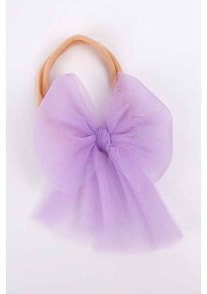 Lila Tül Fiyonk Saç Bandı fırsatları