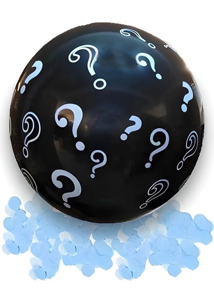 Mavi Konfetili Cinsiyet Balonu fiyatları