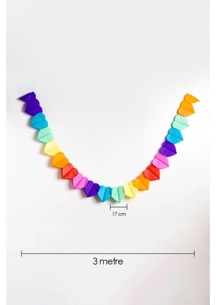 Çok Renkli Kalp Banner fırsatları