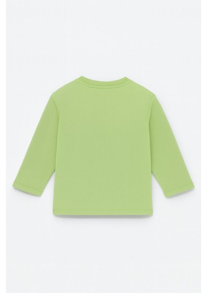 Unisex Çocuk Happiness Nakışlı Cepli Fitilli Kaşkorse Tişört modelleri