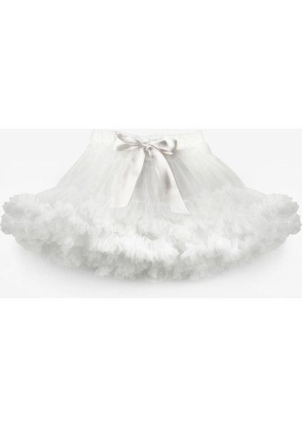 Beyaz Kız Çocuk Tütü Etek - Bonita