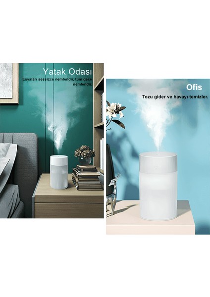 Mini Rgb Hava Nemlendirici Ultra Sessiz