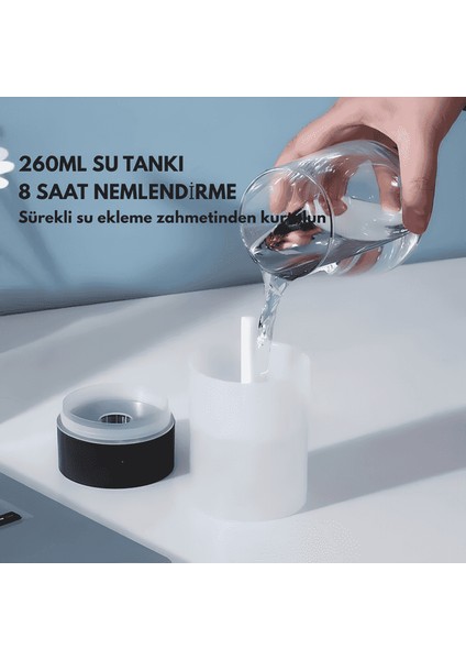 Mini Rgb Hava Nemlendirici Ultra Sessiz