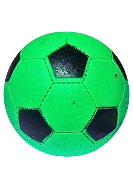 Dayanıklı Kauçuk Köpek Oyun Topu - Yeşil Futbol Tasarımlı fiyatları