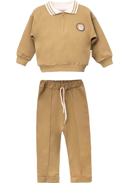 Polo Yaka Erkek Bebek Ikili Takım