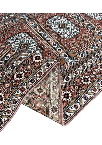 Saray Halı Klasik 93X191 Hatalı 412-G Kiremit Krem Yolluk Kiremit fiyatları